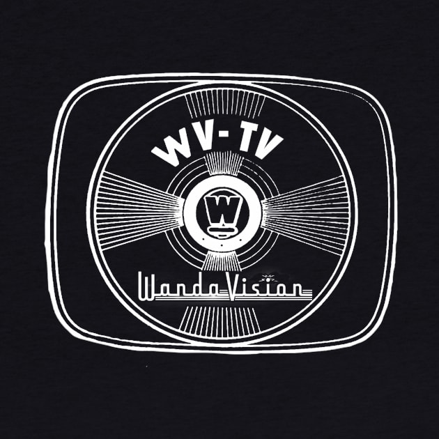 Retro TV logo Wanda Television by Diversions pop culture designs